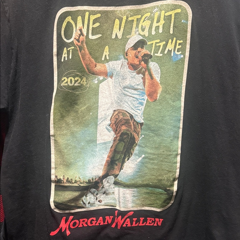 Morgan Wallen Tee with Concert Design